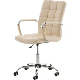 TPFLiving Bürostuhl Deal V2 Kunstleder Creme