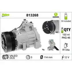 Kompressor Klimaanlage VALEO 813268