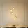 LINDBY Piatra 1 dimmbar Transparent/Gold/Weiß 44,5 cm