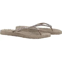 Ilse Jacobsen Cheerful Glitter Slippers Dames - Beige - 41