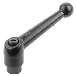 KLEMMHEBEL GR.4 M12 ZINK, SCHWARZ SEIDENMATT, KOMP:STAHL - schwarz seidenmatt