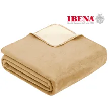 IBENA Doubleface Dublin 220 x 240 cm zimt/beige