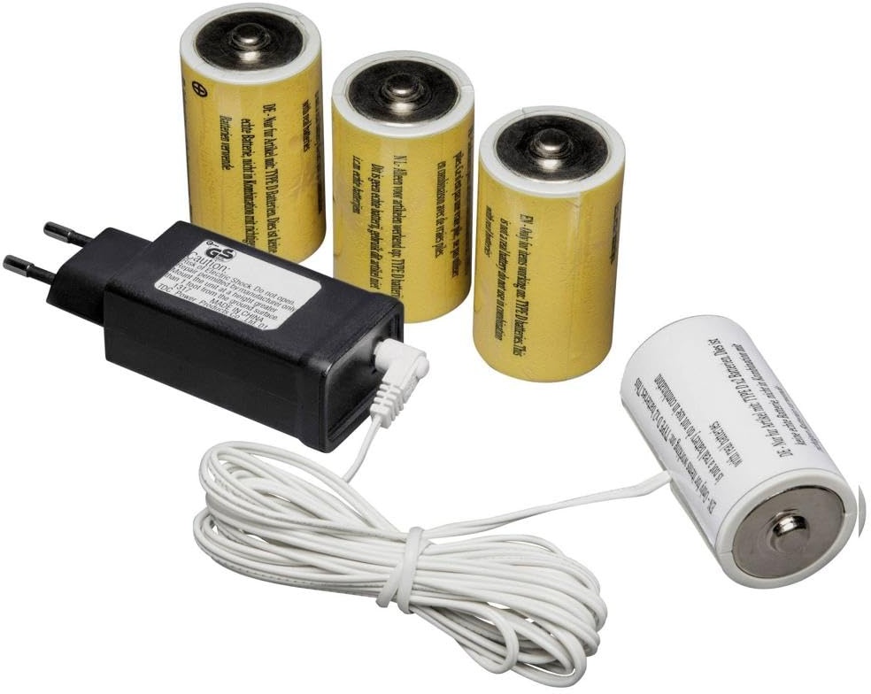 Konstsmide 5184-000 Netzadapter fuer Batterieartikel Innen netzbetrieben 4x D