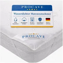procave Matratzenschoner wasserdicht 200 x 220 cm weiß
