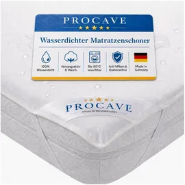 procave Matratzenschoner wasserdicht 200 x 220 cm weiß