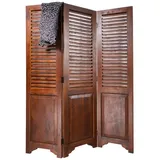 MASSIVMOEBEL24.DE Trennwand Akazie 141 x 3 x 175 cm Braun