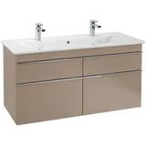 Villeroy & Boch Venticello Waschtischunterschrank mit 4 Auszügen × cashmere grey