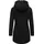 Ragwear Damen, warme Teddyjacke lang Fleecemantel mit Kapuze Letti Teddy-Fleece YOUMODO Black Gr. 5XL (50), schwarz, Plüsch, Material: 100% Polyester, figurumspielend ca.