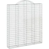 vidaXL Gabione mit Hochbogen 200 x 30 x 240 cm