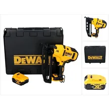 DeWalt DCN 660 N Akku Nagler 18V 32-63 mm Brushless + 1x Akku 5,0 Ah + Koffer - ohne Ladegerät