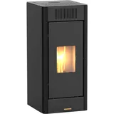 Blaze Pelletofen Ilia, 8 kW, Dauerbrand, optional WLAN fähig schwarz