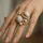 COLLEZIONE ALESSANDRO Fingerringe, Damen, Messing, Fingerring