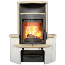 Hark Kaminofen Avenso GT ECOplus 6 kW, Dauerbrand geeignet - beige