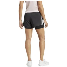 adidas Pacer 3-Stripes Training Woven Shorts, Black, XL