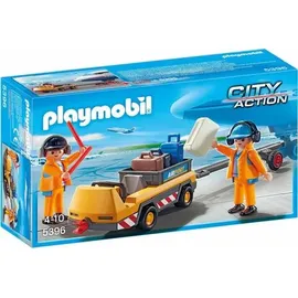 Playmobil City Action Flugzeugschlepper mit Fluglotsen (5396)