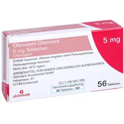 Olanzapin Glenmark 5 mg Tabletten 56 St