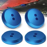 Chelhead eloxierter Blauer Aluminium Wagenheber, 4er Pack Hebepads für Corvette, geeignet für Corvette C8/C7/C6/C5, hochwertige anschraubbare Wagenheberpunkte, Billet Boden Autozubehör