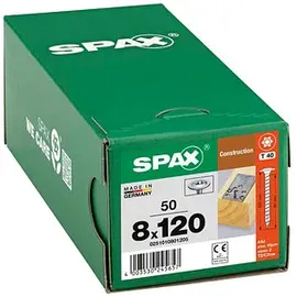 SPAX Tellerkopf T-STAR+ 8,0x120 VG WIROX