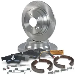 Bestprice Bremscheiben + Beläge + Bremsbacken + Zubehör Hinten für Mercedes-Benz