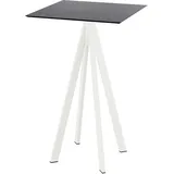 Essentials Infinity Klapptisch 70 x 70 x 109 cm Schwarz/Weiß