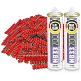 ConToo Set Betonnägel 15mm 2000Stück HB42 + 2 x HB33 115mm für Nagler