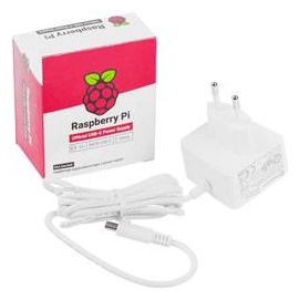Raspberry Pi Netzteil - offizielles für Raspberry Pi 4 Model B, USB-C, 5.1V, 3A weiß