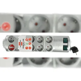 Brennenstuhl Steckdosenleiste 10-fach 2 m Silber 1 St.