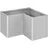 Belvedere Midi L100 102 x 102 x 61 cm silber-metallic