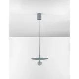 Nova Luce Edem 1-flg. Ø 30 cm blau/grau