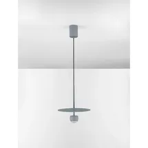 Nova Luce Edem 1-flg. Ø 30 cm blau/grau