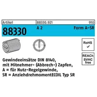 AMECOIL Gewindeeinsatz R 88330 FormA M20x30 A 2 10 Stück
