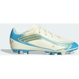 adidas F50 Messi Club MG Fußballschuhe Kinder Ivory/Semi Blue Burst/Icey Blue 35