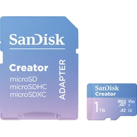 SanDisk Creator MicroSD 1TB SDSQXAV1T00GN6MS