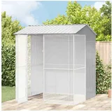 vidaXL Vogelkäfig Grau 215 x 210 x 247 cm Stahl