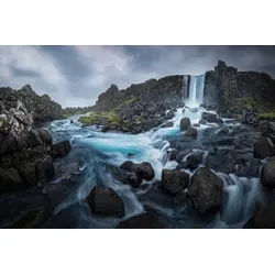 Fototapete PAPERMOON "Photo-Art CLARA GAMITO, ZWISCHEN KONTINENTEN", bunt, B:2,50m L:1,86m, Vlies, Tapeten