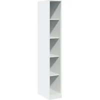VidaXL Kleiderschrank Weiß 30x50x200 cm Holzwerkstoff