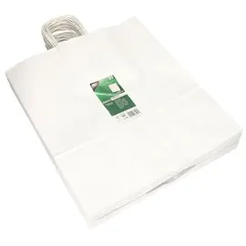 Papstar Tragetaschen, Papier mit gedrehtem Tragegriff braun