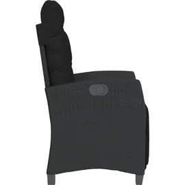 vidaXL Bistroset 3-tlg. Schwarz