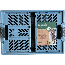 KEEEPER Klappbox Ben 54 x 37 x 28 cm 1-tlg. blau
