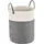 luxuskollektion Wäschekorb Geflochten Baumwolle Y Dunkel Grau 38cm(D)x50cm(H)