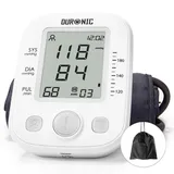 Duronic BPM200 Digitales Oberarm-Blutdruckmessgerät | Arhythmie Erkennung | Manschette 22-36 cm | Blutdruckmessung | Blutdruckmesser mit Herzrhythmusstörung Funktion | AAA Batterien
