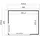 Lasita Maja Gartenhaus Austin 1 3 x 2,4 m Natur