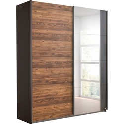rauch Schwebetürenschrank Bangkok Rauch Bangkok grau|schwarz 181 cm x 210 cm x 62 cm