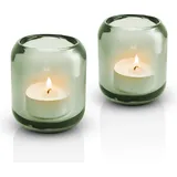 eva solo Eva Solo, | Acorn Teelichthalter leaf green (2er-Set)