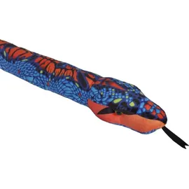 Wild Republic Plush Snake 137 cm Blau/Orange