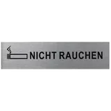 PRO PLUS Aluminium Türschild nicht Rauchen"