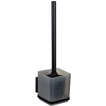 Wenko WC-Garnitur Quadro Schwarz