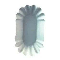 Papstar Pure Schalen oval, weiß 11265 , 1 Packung = 250 Stück