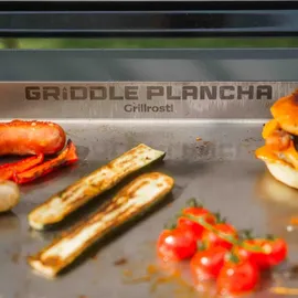 Grillrost.com Das Original Griddle 550 cm x 386 cm rostfrei Silber