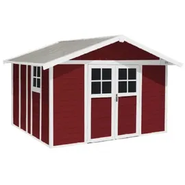 Grosfillex Deco 11 3,55 x 3,15 m rot/weiß